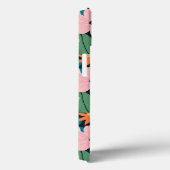 Beige und farbenfrohe Illustrative florale Telefon Case-Mate iPhone Hülle (Rückseite / Rechts)