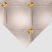 Beige und Gold gespuckt Seidenpapier (Detail)