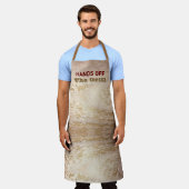 Beige und Gold Schürze (Getragen)