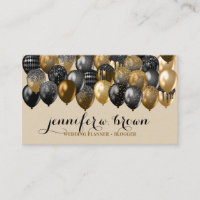 Beige- und Gold-Sprinkle-Partyballon-Design