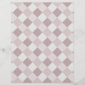 Beige und graue geometrische Muster — oblique Flyer (Hinten)