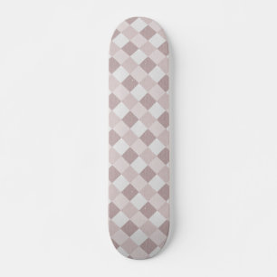 Beige und graue geometrische Muster — oblique Skateboard