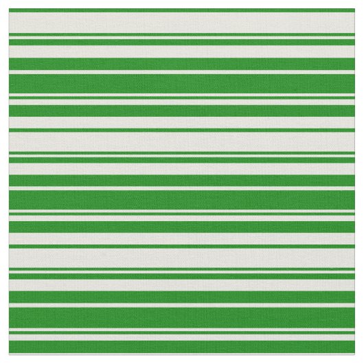 Beige und grüne farbige Linien Stoff (Nahaufnahme)