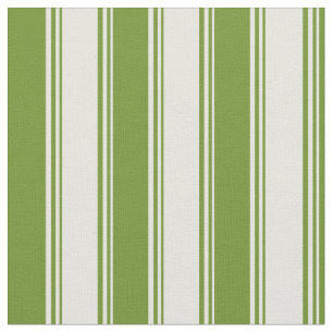 Beige und grüne Streifen/Linke Stoff