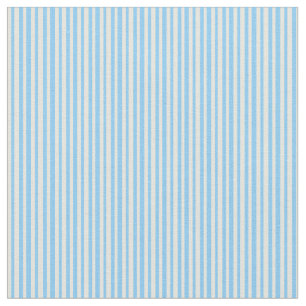 Beige und helle Sky Blue Streifen Stoff