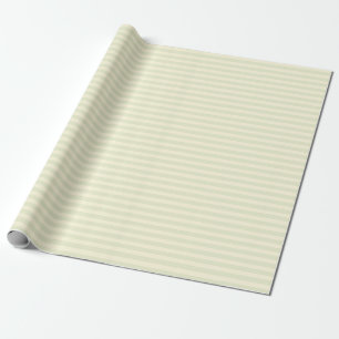 Beige und hellgraue Streifen Geschenkpapier