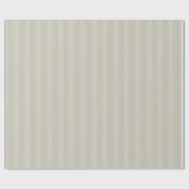 Beige- und Mandelstreifen Geschenkpapier (Flach)