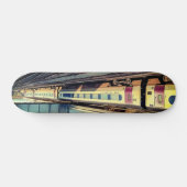 Beige- und Marobahn Skateboard (Horizontal)