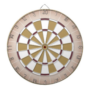 Beige und Maroon Dartboard Dartscheibe
