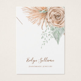 Beige und Minzekklettkarte