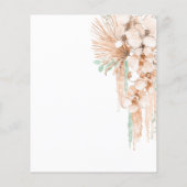 Beige- und Minztee-Flyer Flyer (Hinten)