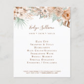 Beige- und Minztee-Flyer Flyer (Vorne)