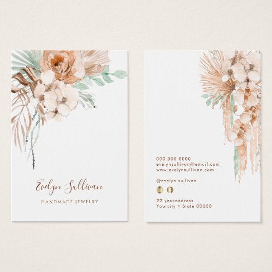 Beige- und Pfefferminzkarton (Vorne & Hinten)