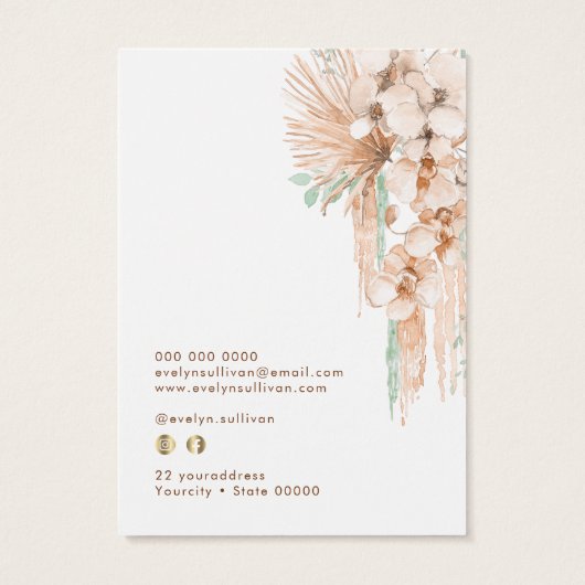 Beige- und Pfefferminzkarton (Rückseite)