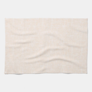 Beige und pfirsichfarbene Textur mit Weiß. Geschirrtuch