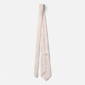 Beige und pfirsichfarbene Textur mit Weiß. Krawatte (Rückseite)