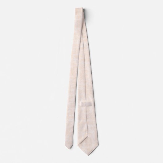 Beige und pfirsichfarbene Textur mit Weiß. Krawatte (Rückseite)