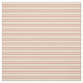 Beige und rote Streifen Stoff (Muster)