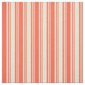 Beige und rote Streifen Stoff (Muster)