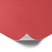 Beige- und Rotes Freundlichkeitszitat – Minimalist Poster (Ecke)