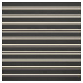 Beige und Schwarz-Linse-Muster Stoff (Muster)