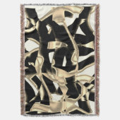 Beige und schwarze Schrotte oder Klebeband zerstör Decke (Vorderseite Vertikal)