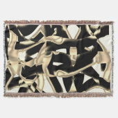 Beige und schwarze Schrotte oder Klebeband zerstör Decke (Vorderseite)