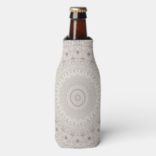 Beige- und Taupe-Mandala-Musterdesign Flaschenkühler