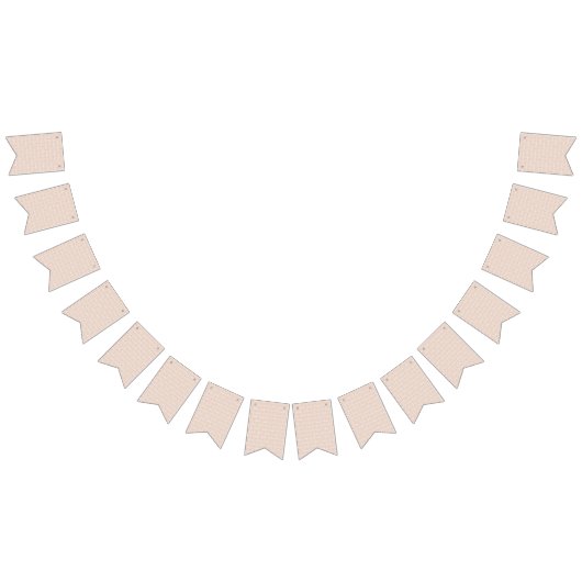 beige und weiß karierte Muster auf weißem Bach Wimpelkette (Alle)