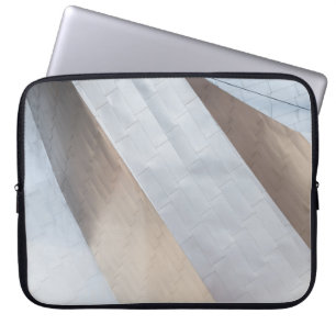 Beige und weiße Oberfläche Laptopschutzhülle