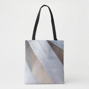 Beige und weiße Oberfläche Tasche
