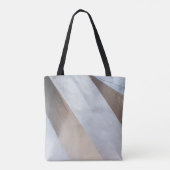 Beige und weiße Oberfläche Tasche (Rückseite)