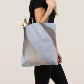Beige und weiße Oberfläche Tasche (Von Nahem)