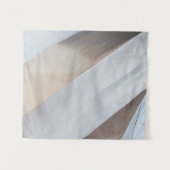 Beige und weiße Oberfläche Wandteppich (Vorderseite (Horizontal))