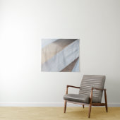 Beige und weiße Oberfläche Wandteppich (Beispiel (Horizontal))