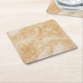 Beige Untersetzer aus Marmor (angewinkelt)