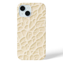 Beige Vein Texture iPhone Case with Natural Design