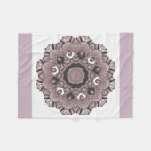Beige Verzierung Fleecedecke (Vorderseite (Horizontal))