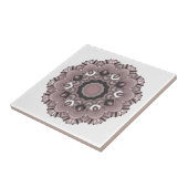 Beige Verzierung Fliese (Seite)