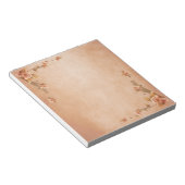 Beige Vintag Lilies Notizblock (angewinkelt)