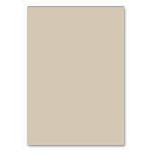 Beige Vintage Lüster-Tischkarte Tischnummer (Rückseite)