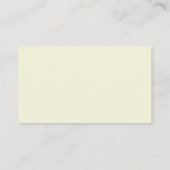 Beige Visitenkarte (Rückseite)
