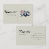 Beige Visitenkarten Visitenkarte (Vorne/Hinten)