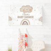 Beige Watercolor Babydusche Banner (Insitu)