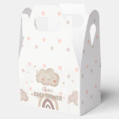 Beige Watercolor Babydusche Geschenkschachtel (Geöffnet)