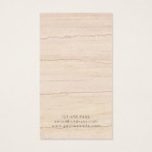 Beige Wavy Marbour Muster Earring Display Card (Rückseite)