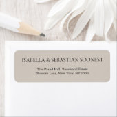Beige Wedding Address (Insitu)