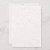 Beige weiche Babydusche Einladung (Rückseite)