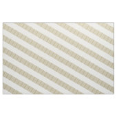 Beige weiße Diagonal Moderne Streifen Stoffe (Fat Quarter (45,7 x 55,9 cm))