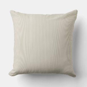 Beige-weiße Ticking-Streifen-Kissenhülle Kissen